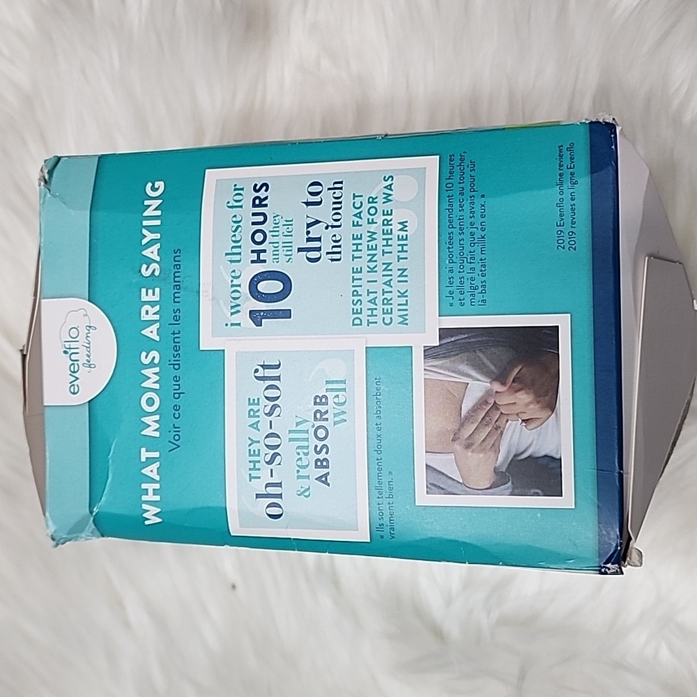 Evenflo Feeding Advanced Disposable Nursing Pads - White 40 Pack New In Box - Picture 2 of 12